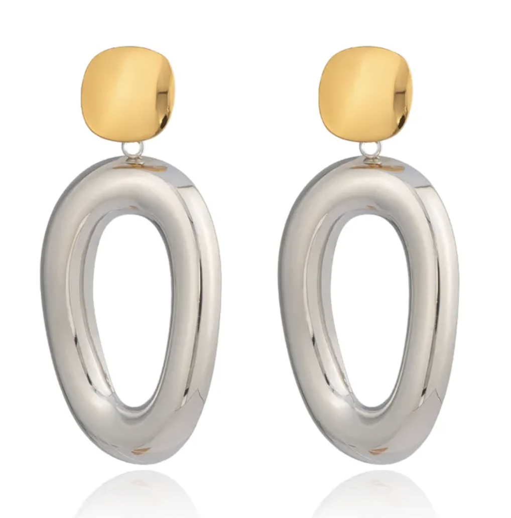 Boucles d'oreilles Ovale Majestueux