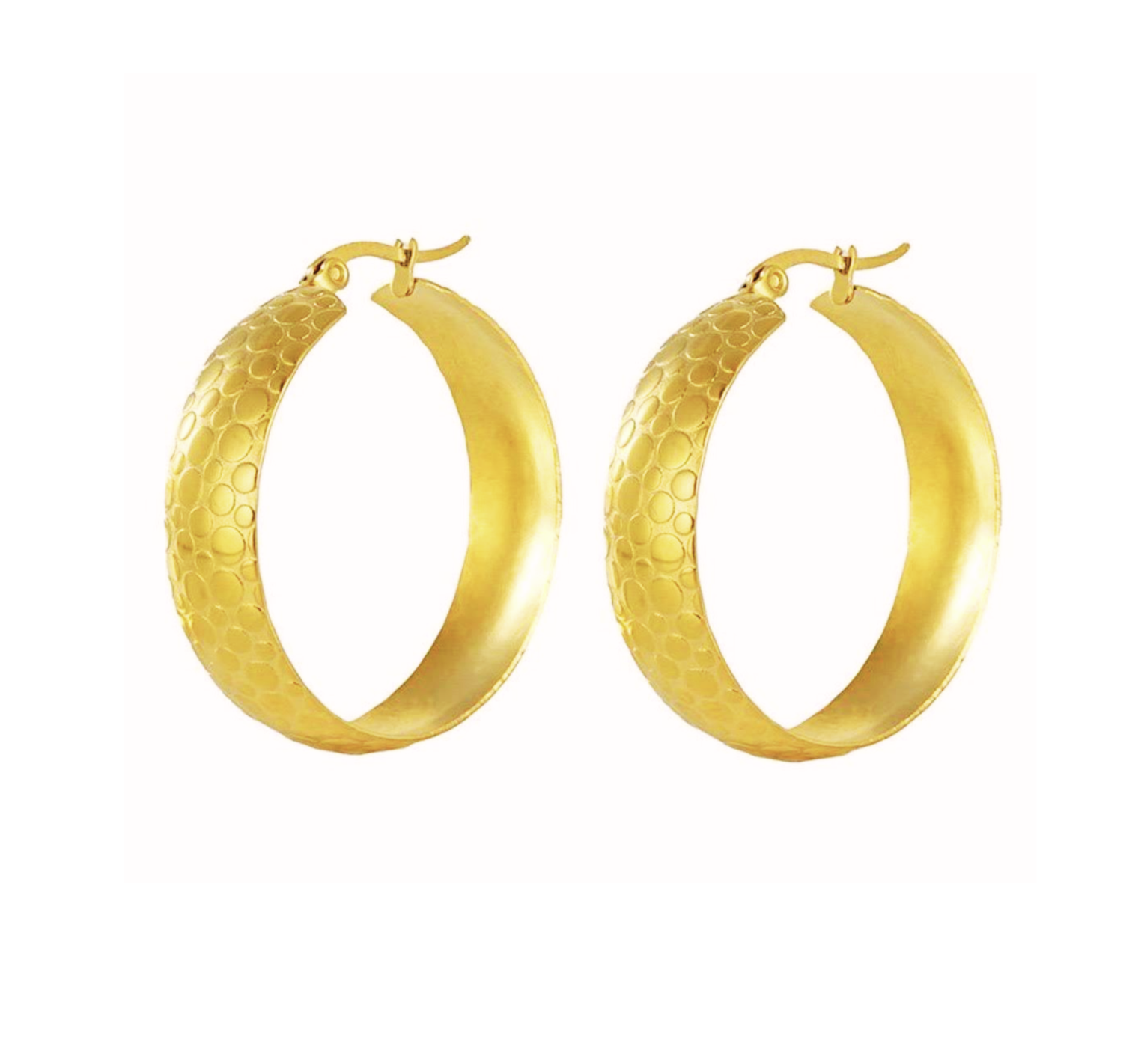 Boucles d'oreilles Créole serpent