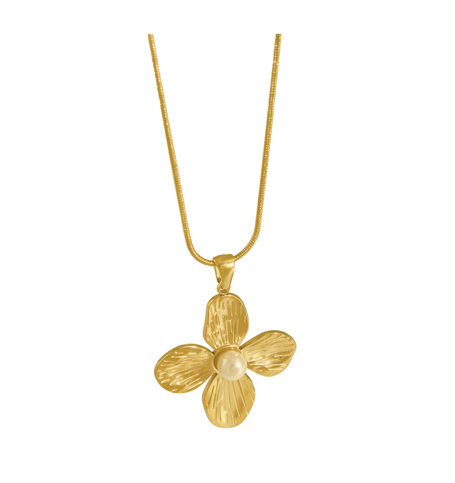 Collier fleur de perle