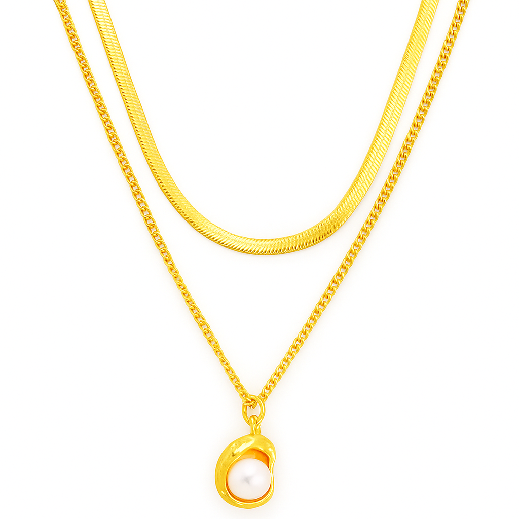 Collier Perle d'ivoire