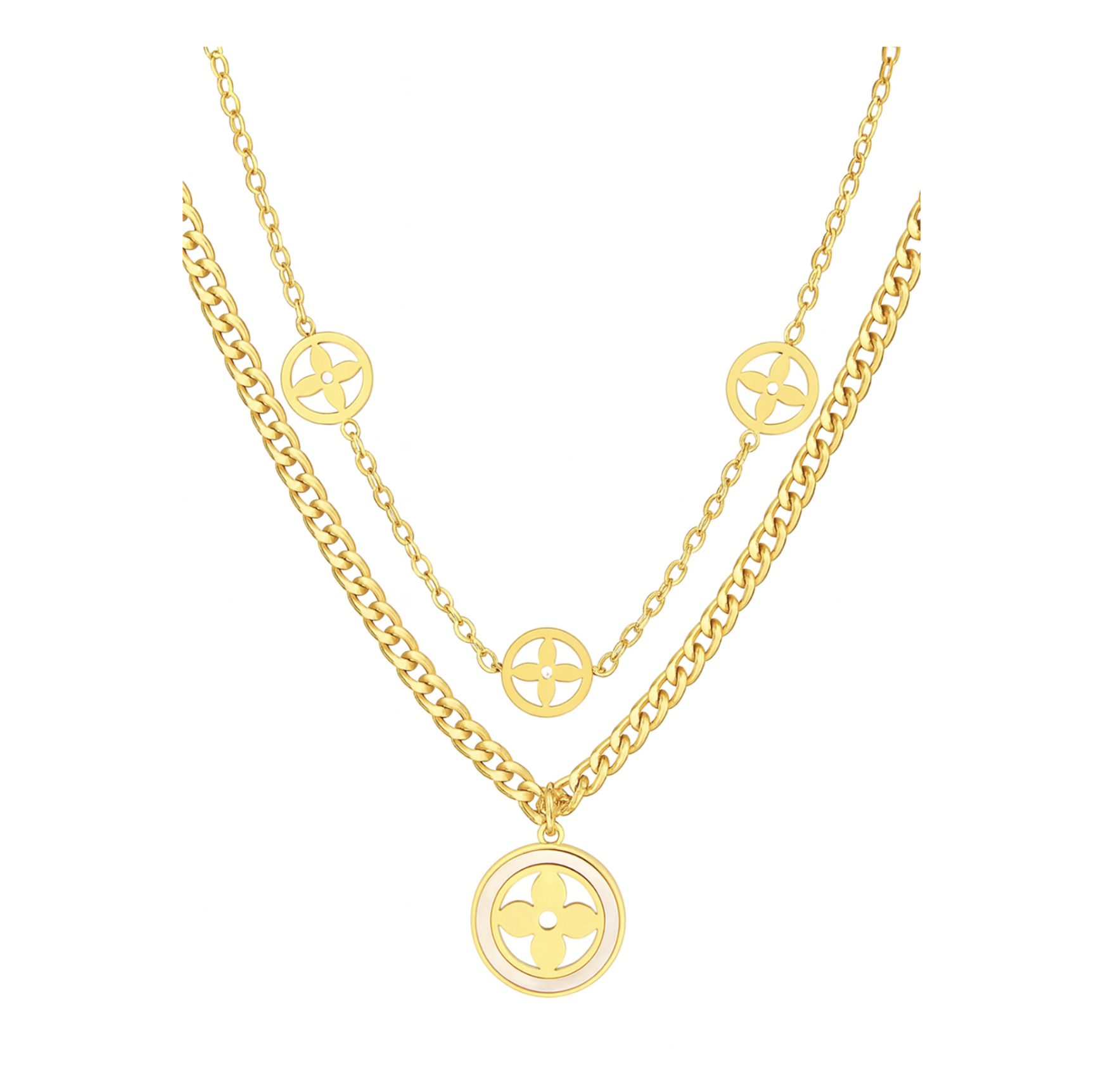 Collier Trèfles Étoilé